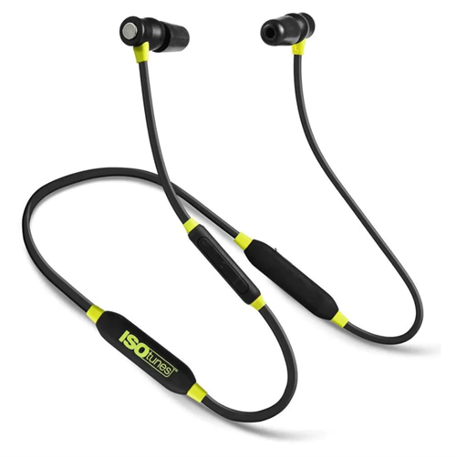 ISOtunes XTRA Yellow/black v2.0 Bluetooth støj-isolerende høretelefoner